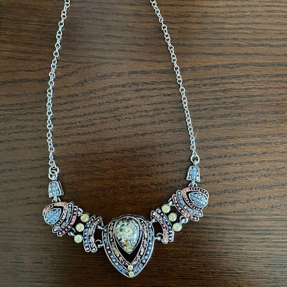 None Jewelry - STATEMENT JEWELRY Handcrafted artisan handmade metal necklace